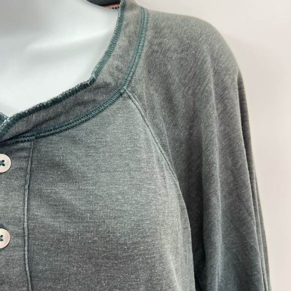 Normal Brand Forest Green Long Sleeve Shirt Size L - Picture 2 of 4